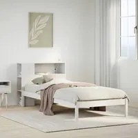 Letto con Libreria senza Materasso 75x190 cm in Legno Pino 3321560