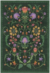 Tappeto a pelo corto lavabile Protea by Iris Apfel