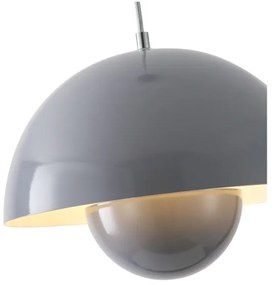Lampadario a sospensione su cavo JARDEN 1xE27/15W/230V grigio