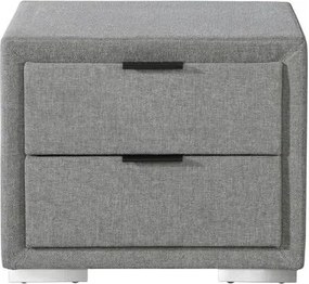 Comodino Levanter grigio - L 42 x L 40 x H 50 cm