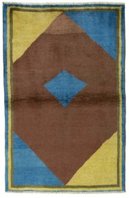 Gabbeh Tappeto 100x150 (Iran) Annodato A Mano