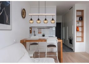 Globo 15534-4H - Lampadario a sospensione con filo PAULO 4xE27/15W/230V