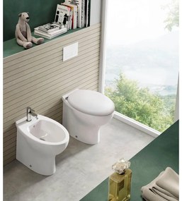 Bidet filomuro Day L 36 x H 40.5 x P 54.3 cm Bianco