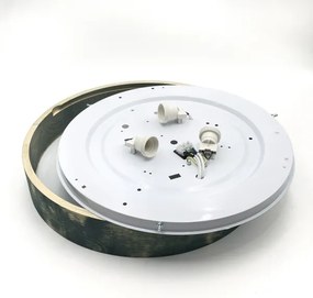 Brilagi - Plafoniera PINO 3xE27/15W/230V pino/verde Ø 47,5 cm