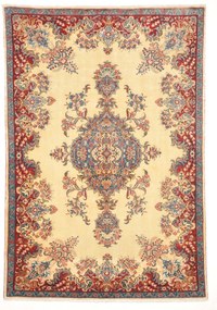 Sarouk Tappeto persiano 210x140 Beige (Iran) Annodato A Mano