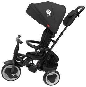 QPlay - Triciclo per bambini 3 in 1 RITO EVA PLUS nero