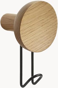 Set di 2 ganci appendiabiti in legno di quercia Around