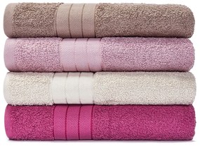 Set di 4 asciugamani in cotone, 50 x 100 cm Siena - Bonami Selection