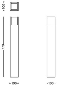 Philips 16462/93/16 - Lampada LED da esterno MYGARDEN ARBOUR LED/6W/230V IP44