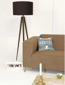 Lampada nera con gambe in legno Tripod Wood - Zuiver