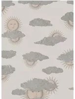 Cole & Son Tapete Soli e Nuvole - Beige/ Soft Gold