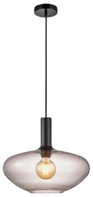 Nordlux - Lampadario a sospensione con filo ALTON 1xE27/60W/230V nero