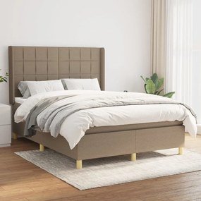 Giroletto A Molle Con Materasso Tortora 140x190 Cm İn Tessuto /
