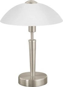 EGLO 85104 - Lampada da tavolo SOLO 1 1xE14/40W/230V nichel opaco/satinato