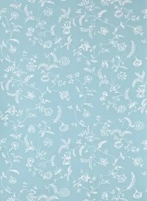 Farrow & Ball Carta da parati Uppark - Blue Ground/ All White