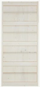 Anta per porta scorrevole Storage in legno massello bianco L 96 x H 215 cm reversibile