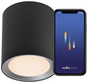 Nordlux -Lampada LED dimmerabile da bagno LANDON SMART LED/8W/230V IP44 nero