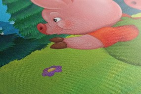 Quadro su tela – Tre porcellini