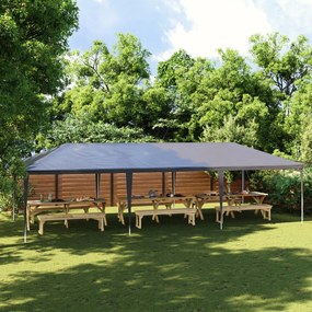 Gazebo Professionale 4x9 M Antracite 90 G/m² /