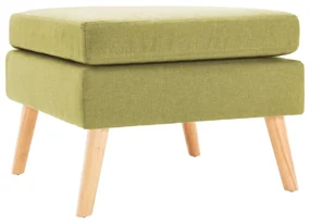 Poggiapiedi Verde İn Tessuto /