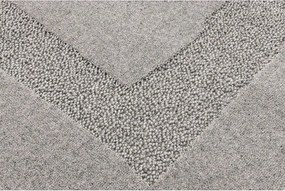 Tappeto in lana grigio 200x300 cm Morphic Rocca - Agnella