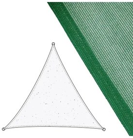 Vele parasole Tenda 3,5 x 3,5 m Verde Polietilene 350 x 350 x 0,5 cm