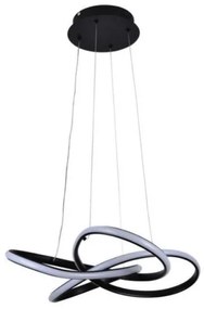 Lampadario a sospensione con filo LED dimmerabile LED/40W/230V 3000-6500K nero + telecomando