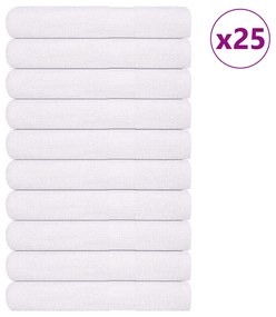 Asciugamani 25 Pz Bianchi 100x200 Cm 360 G/m² 100% Cotone /