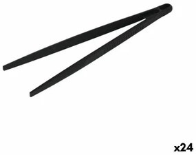 Pinze da Cucina Quttin Nero Nylon 28 x 8 x 1,7 cm (24 Unità)