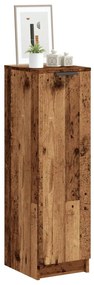 Scarpiera Legno Antico 29,5x35x100,5 Cm İn Truciolato /