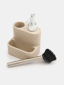 Sinsay - LIQUID DISPENSER,SPONGE&BRUSH - panna