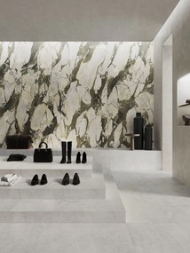 Gres Porcellanato Effetto Marmo Venato Verde Lucido 60x120 - EI6001