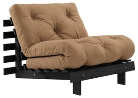 Poltrona marrone Roots Black Night - Karup Design