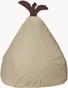 Pouf sacco in cotone organico Pear Bean