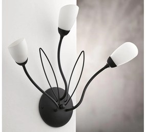 Jupiter 2059 - Lampada da parete GLORIOSA 3xG9/14W/230V nera