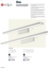 Redo 01-1527 - Illuminazione LED per specchi da bagno DAO 1xLED/36W/230V IP44