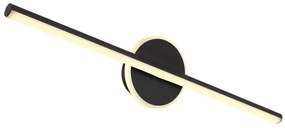 Globo 41924S - Illuminazione a LED per specchi da bagno PEPE LED/10W/230V IP44 nero