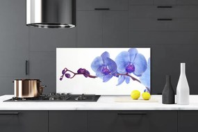 Pannello rivestimento parete cucina I fiori della pianta 100x50 cm