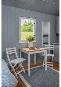 Tavolo da pranzo in legno di pino con struttura bianca , 70 x 70 cm Sydney - Bonami Essentials