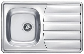 ALVEUS 1098938 - Lavello della cucina ZOOM 79x50 cm satin, per montaggio superiore