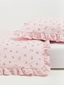 Sinsay - Set biancheria da letto in cotone - rosa pastello