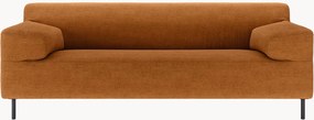 Divano 2 posti arancione scuro/nero freistil180, larg. 202 cm