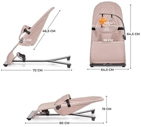 KINDERKRAFT - Sdraio per bambini MIMI rosa