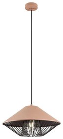 Redo 01-3005 - Lampadario a sospensione su cavo GRILL 1xE27/42W/230V Ø 39,6 cm nero/marrone