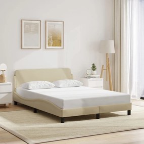 Giroletto Senza Materasso Crema 140x200 Cm İn Tessuto /