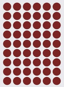 Ferm Living Adesivo murale Mini Dots - Rot