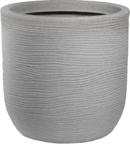 Vaso in resina da esterno interno cilindro d.35x34h Raffaello Beige