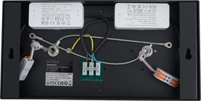 Faretto moderno da superficie nero con LED dimmerabile 2 luci - Dionysos