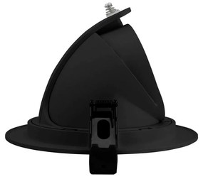 Faro LED da Incasso 44W Orientabile Rotondo Foro Ø160mm Nero Philips Certadrive 140lm/W Colore Bianco Naturale 4.000K