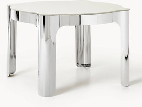 Tavolo rotondo con piano in vetro Georgia, Ø 110 cm